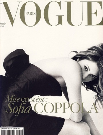 Sofia Coppola on the cover of Vogue magazine