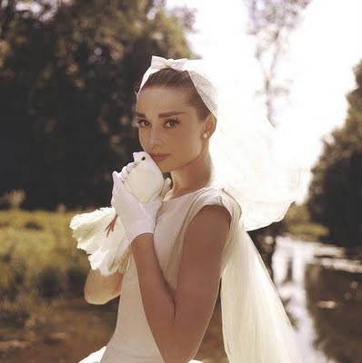Audrey Hepburn - wedding dress