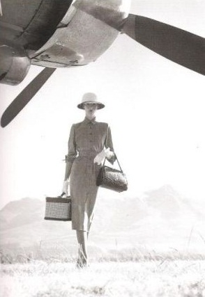 Norman Parkinson photo - British Empire traveller with plane