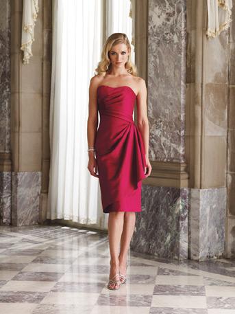 Dark red store cocktail dress