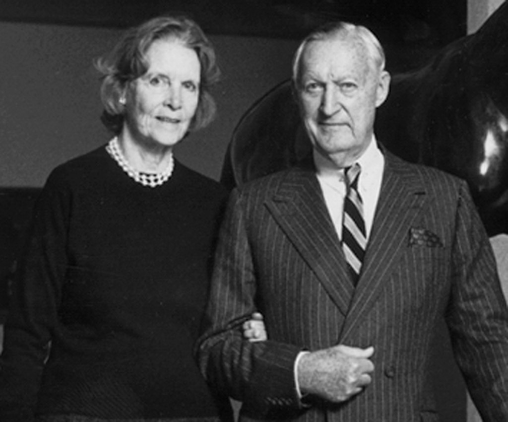 Rachel “Bunny” Mellon and husband Paul Mellon