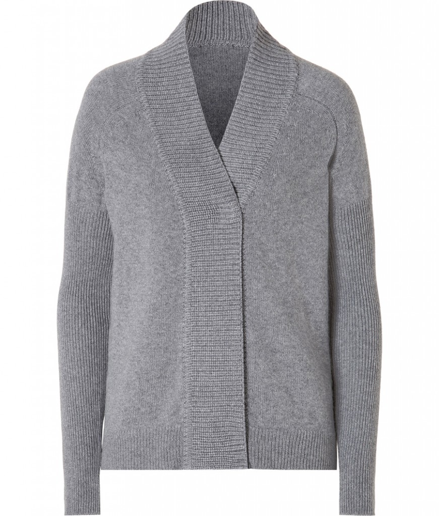 Casual elegance - Steffen Schraut one button cardigan in frost grey