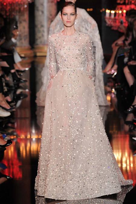Elie Saab Fall 2014 couture collection