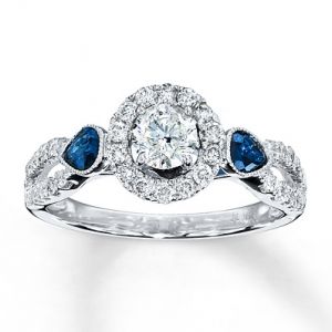 white sapphire rings kays jewelers