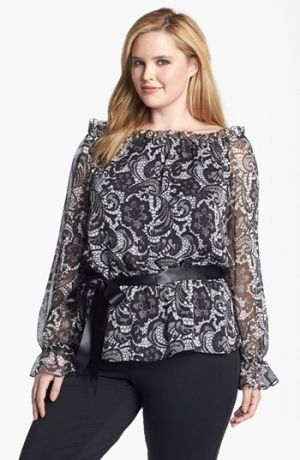 formal evening tops plus size