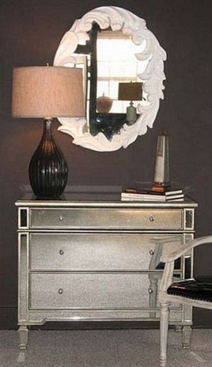 Stylish Home Mirrored Furniture