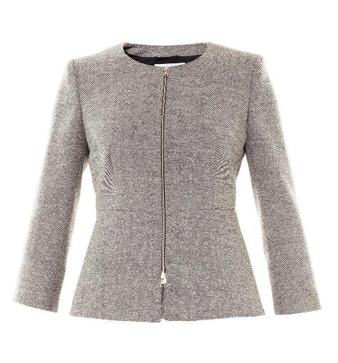 SHOP THIS LOOK: Cate Blanchett’s grey wool jacket