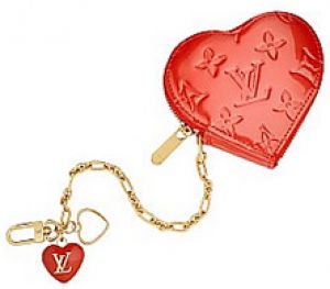 Louis Vuitton Heart Coin Purse Rouge Fauviste at Jill's Consignment