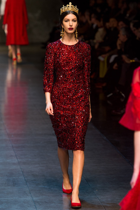 RUNWAY: Dolce and Gabbana Fall 2013 RTW collection