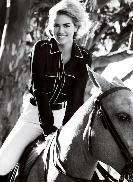 Kate Upton in Turks and Caicos for Vogue by Mario Testino