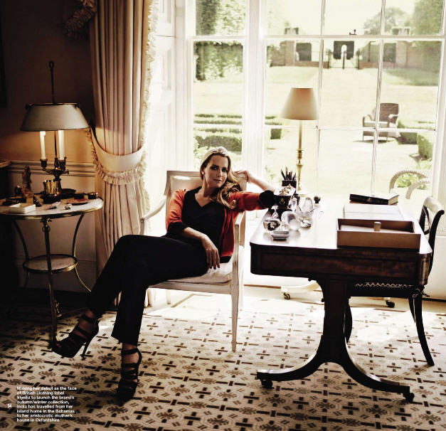 FAMOUS FOLK AT HOME: India Hicks and her mother Lady Pamela at the ...