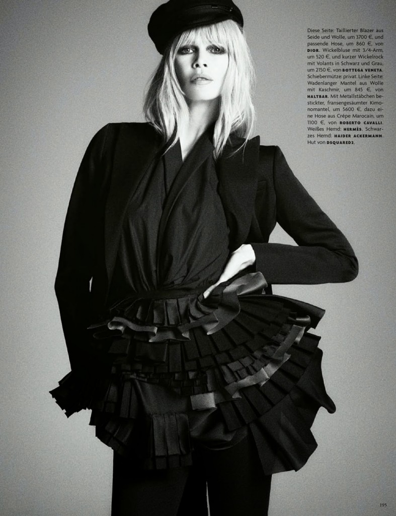 FASHION EDITORIAL: Claudia Schiffer by Luigi + Iango for Vogue Germany ...