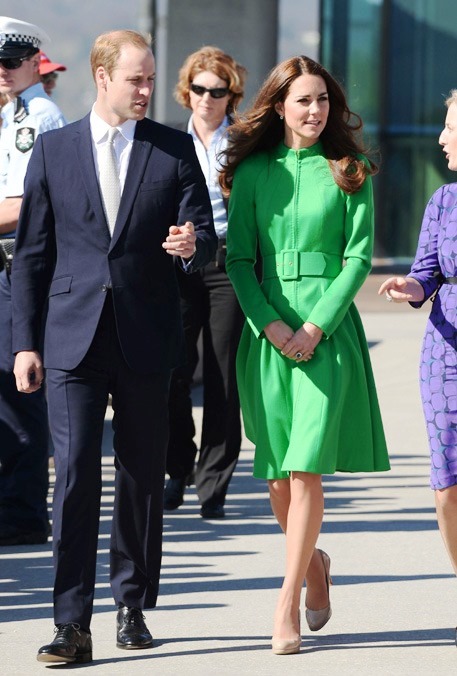 Kate Middleton's Green Catherine Walker Coat