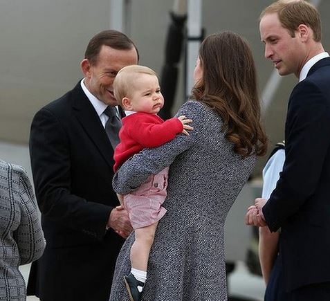 ROYAL TOUR: Kate Middleton wore an indigo twill Michael Kors swing coat ...