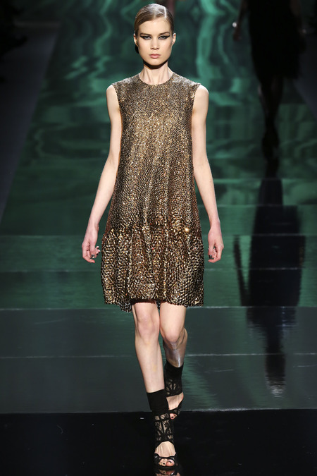 Runway: Monique Lhuillier Fall 2013 RTW collection