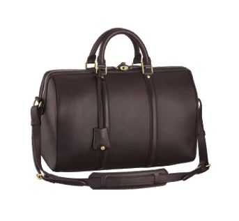 Black Louis Vuitton Sofia Coppola SC Bag with Black Leather trim