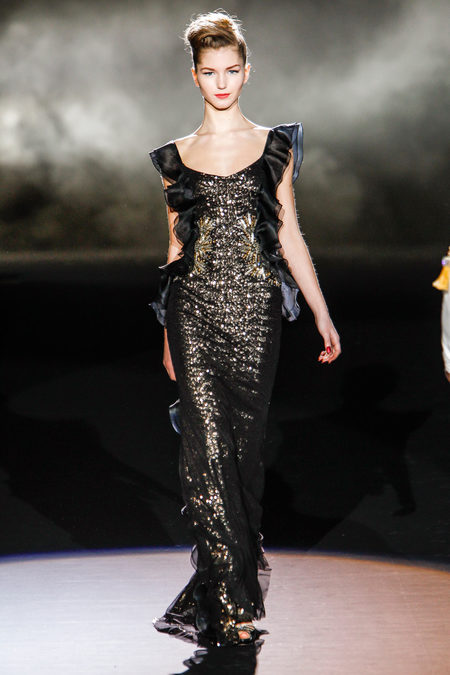 Runway: Badgley Mischka Fall 2013 RTW collection